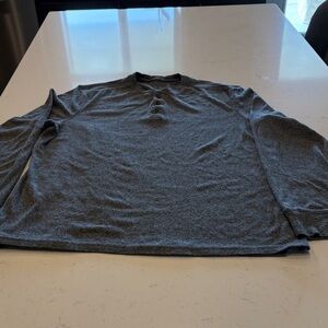 Apt. 9 Men's Heather Gray Long Sleeve Shirt
